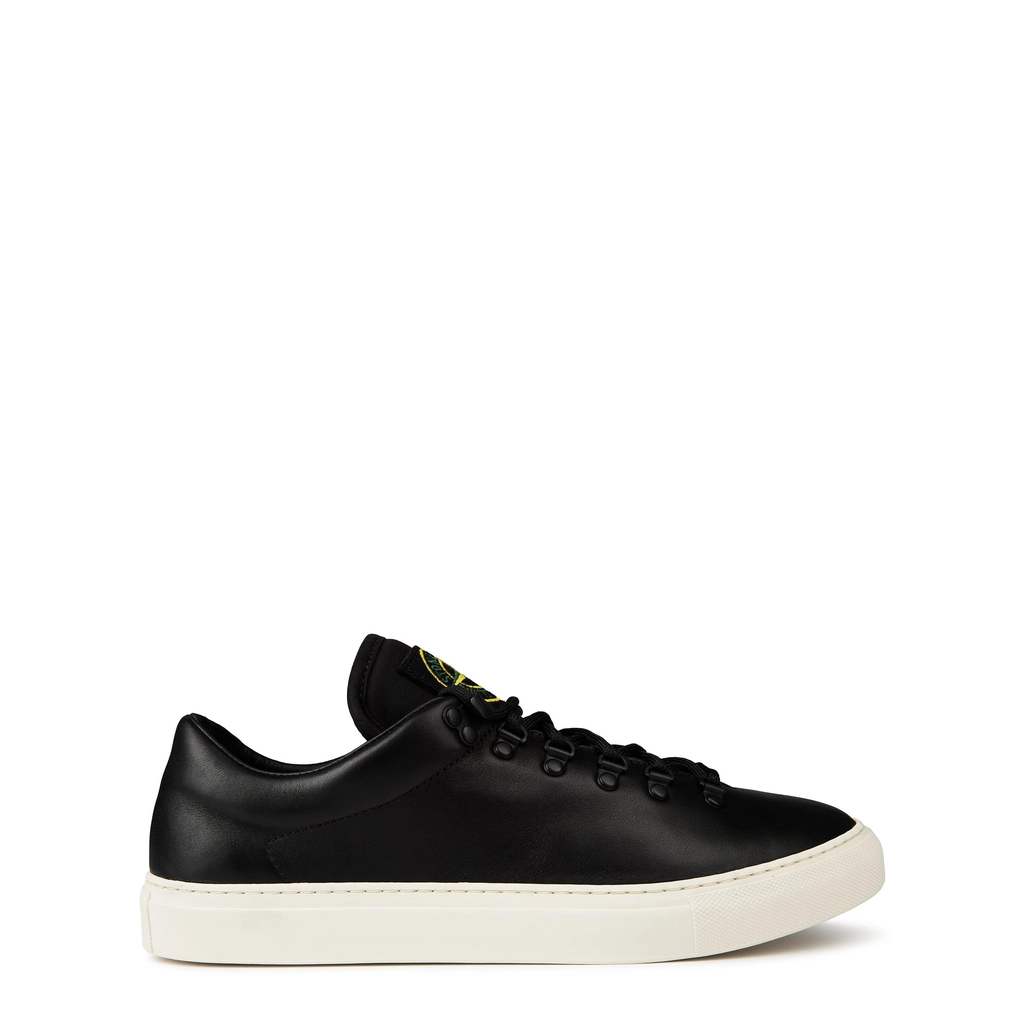 Stone Island Low Court Trainers - Nero V0029